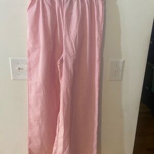 SHEIN Pink Striped Pants size m